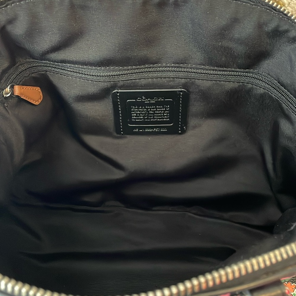 Coach Sierra Posey Cluster Floral Satchel, Wallet & Pink Wide Scallop Edge Strap - Picture 11 of 17